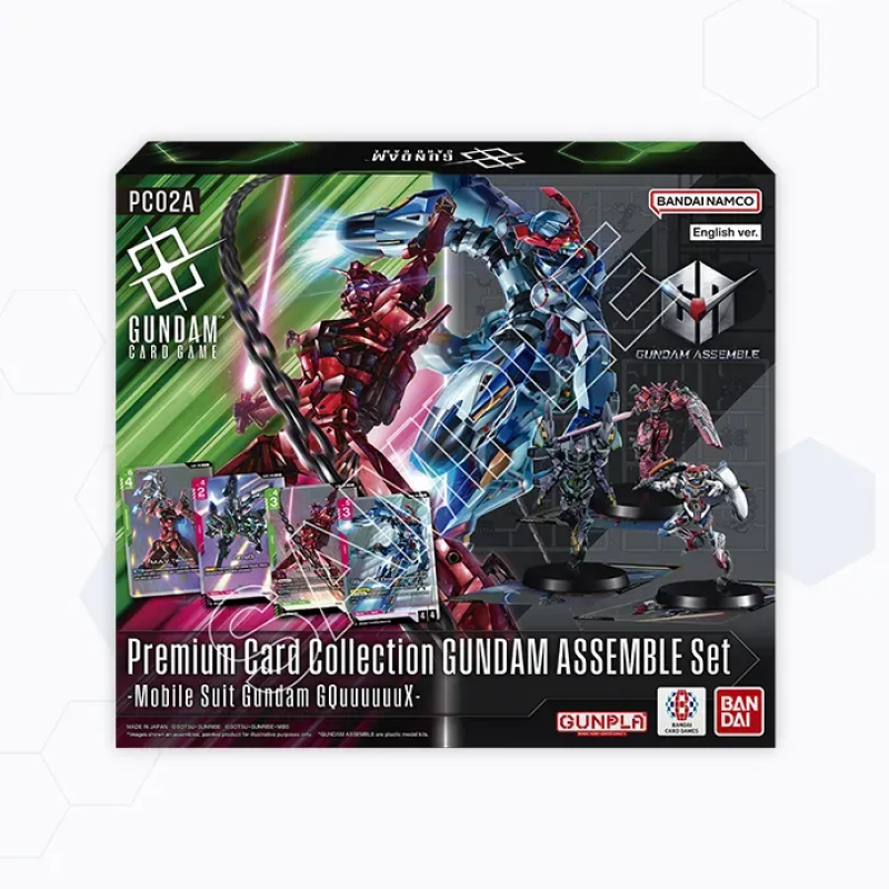 Gundam Card Game - Premium Collection GUNDAM ASSEMBLE Set - Mobile Suit Gundam GQuuuuuuX (PC02A)