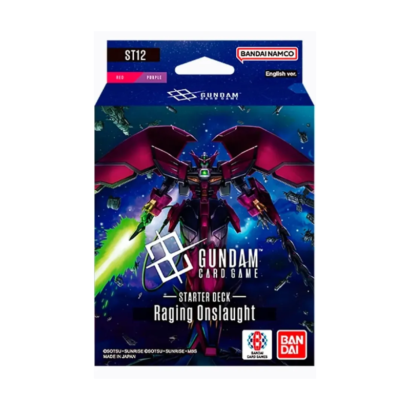 Gundam Card Game - Starter Deck Raging Onslaught (ST12)