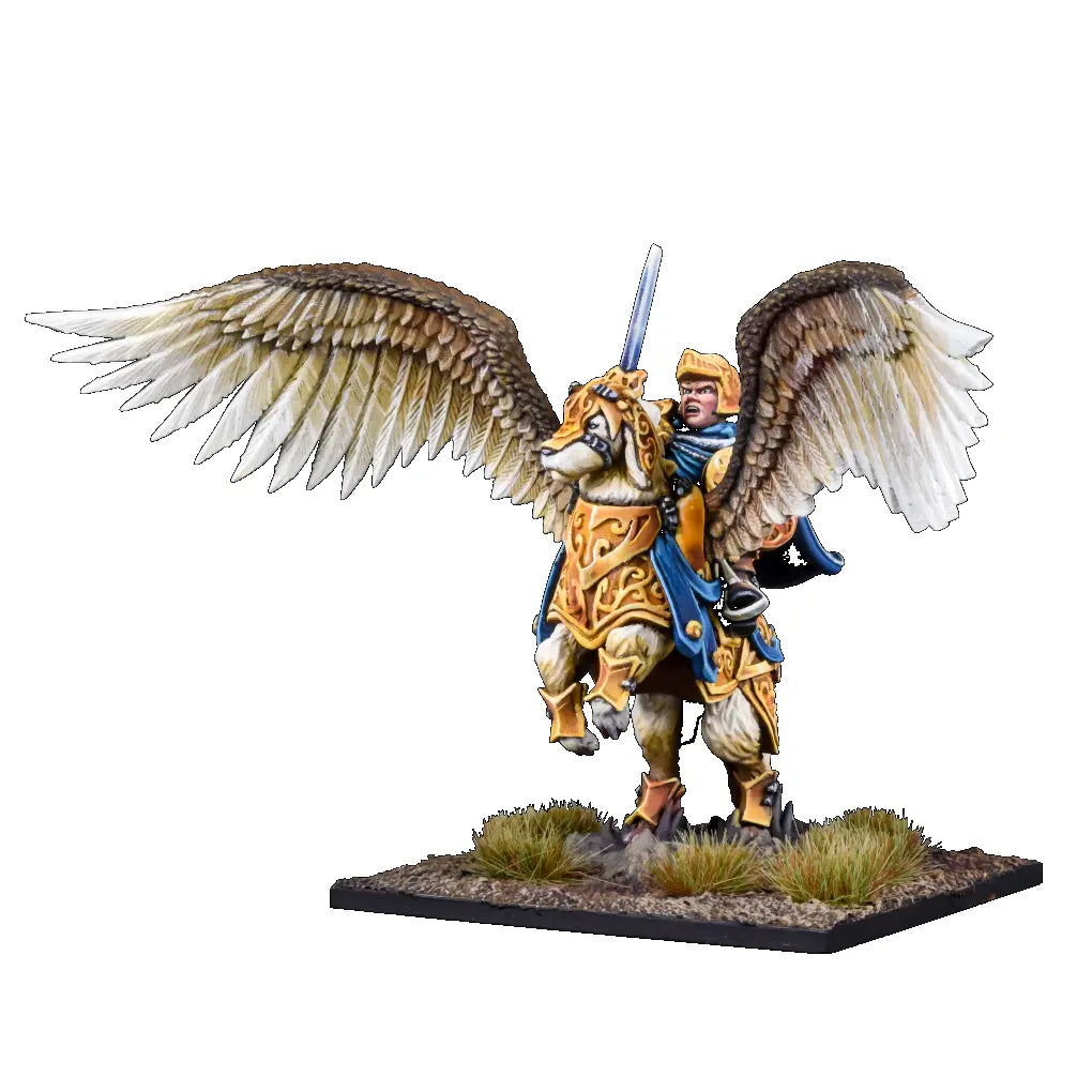 KoW Halfling: Muster Captain on Winged Aralez