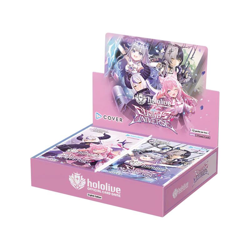 Hololive OFFICIAL CARD GAME - Curious Universe Booster Display (Inglés)