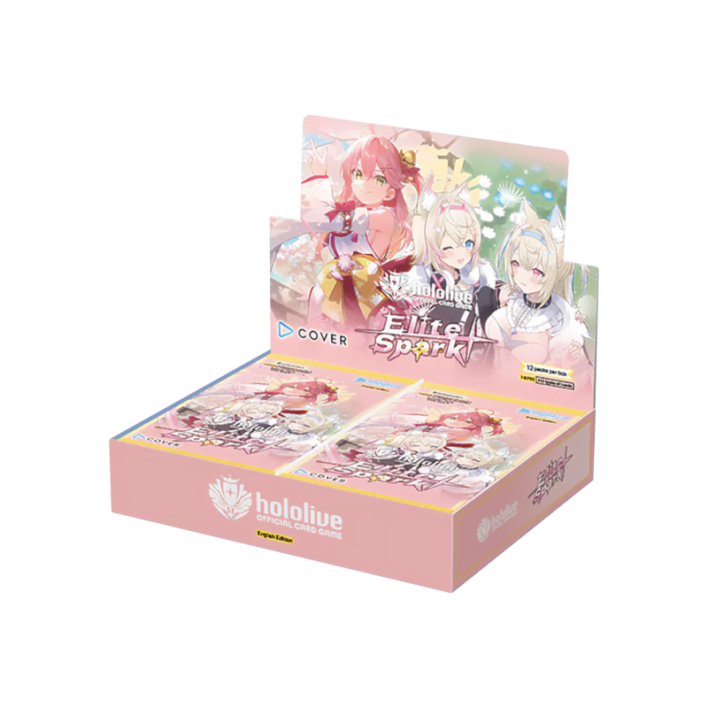 Hololive OFFICIAL CARD GAME - Elite Spark Booster Display (Inglés)
