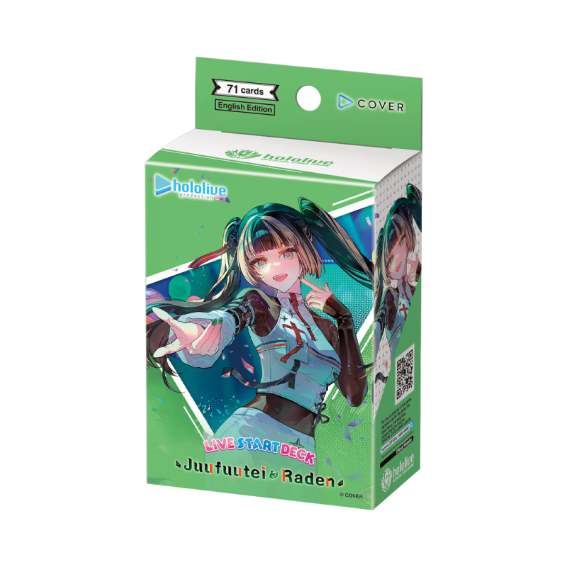 Hololive OFFICIAL CARD GAME - Live Start Deck "Juufuutei Raden" (HSD15)
