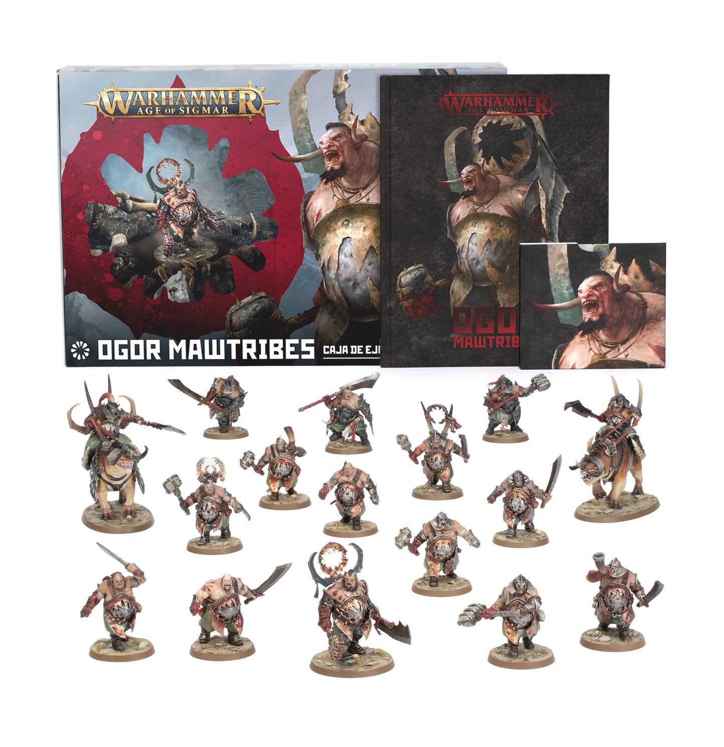 Ogor Mawtribes: Army Set (Español) Warhammer Age of Sigmar: Caja de ejército de las Mascatribus Ogors (castellano) Ogor Mawtribes Army Set