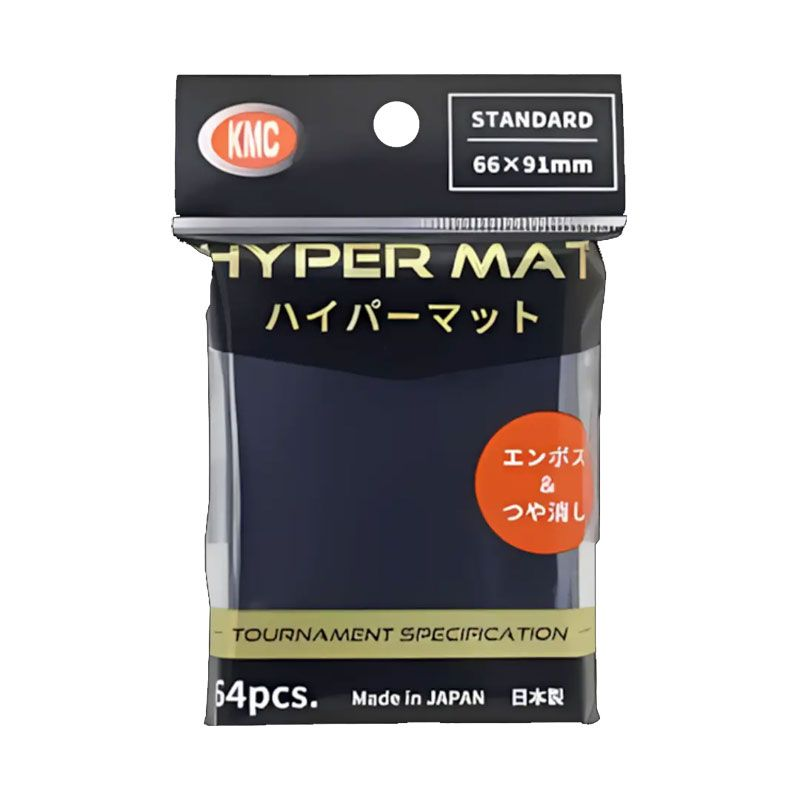 KMC Standard Sleeves - Hyper MAT (64 Sleeves)