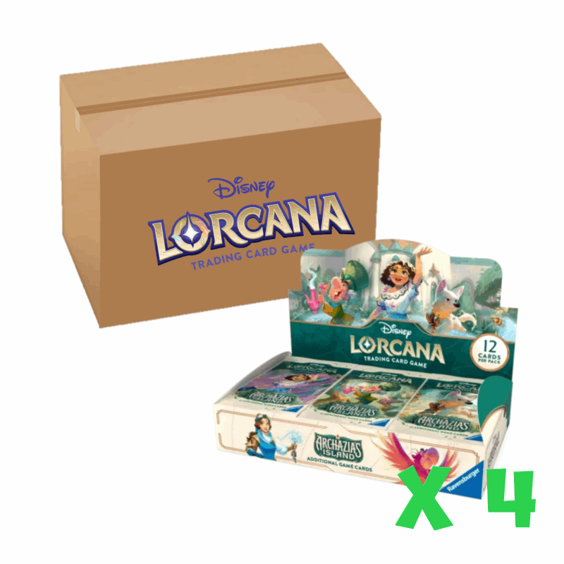 Disney Lorcana - Archazia’s Island - Case completa (4 cajas de sobres)
