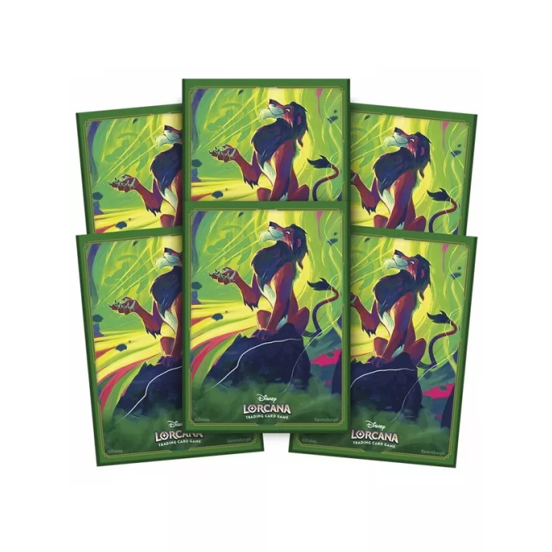 Disney Lorcana - Azurite Sea - Fundas Scar Vengeful Lion