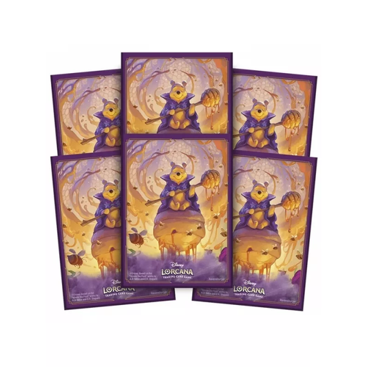Disney Lorcana - Azurite Sea - Fundas Winnie the Pooh Hunny Wizard