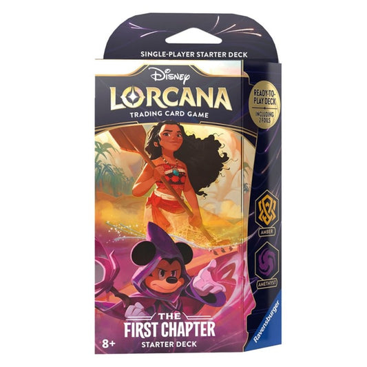 Disney Lorcana - The First Chapter - Mazos de Inicio (Inglés)