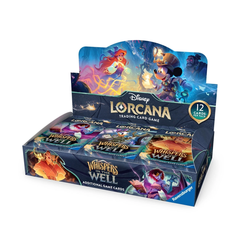 Disney Lorcana - Whispers in the Well - Caja de sobres (24 packs) (Inglés)