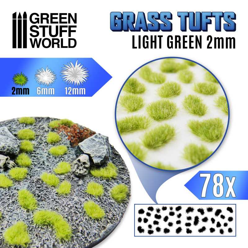 Matas Césped - Autoadhesivas - 2mm - Verde claro