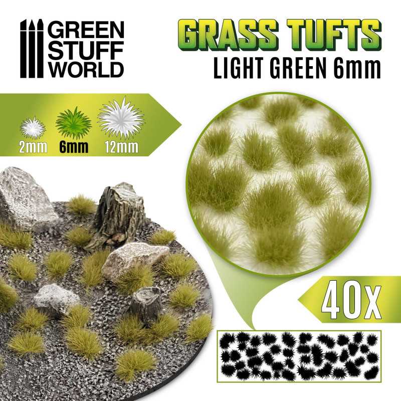 Matas Césped - Autoadhesivas - 6mm - Verde claro