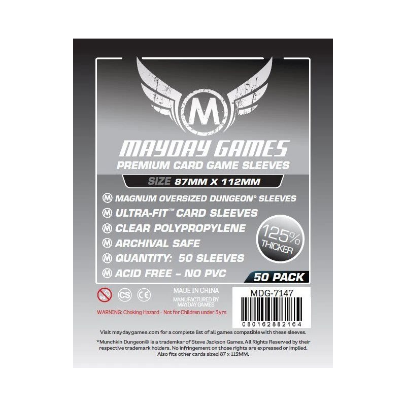 Fundas premium "Munchkin Dungeon" Compatible Magnum Oversized (87x112mm)