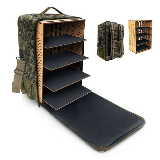 Mochila Transporte Miniaturas - Edición Camuflaje