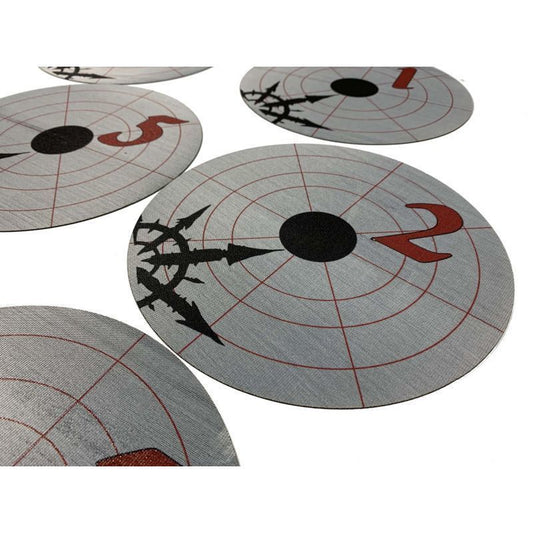 Marcadores de objetivo Warhammer 40k -  Legiones Traidoras / Caos