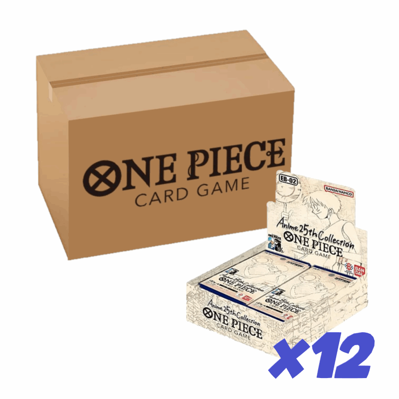 One Piece Card Game - Anime 25th Collection - Extra Booster Complete Case (EB02) (12 boosters boxes)