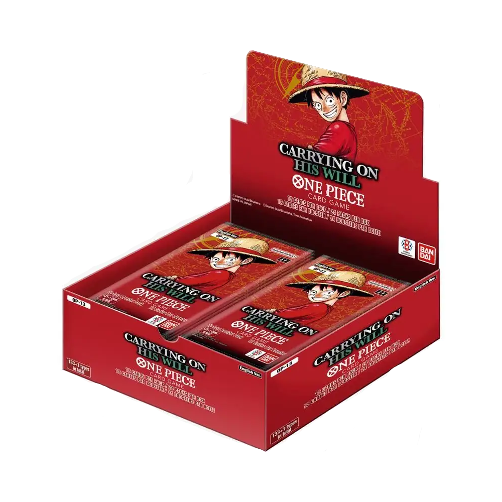 One Piece Card Game - Carrying on His Will Booster Box (OP13) (24 Packs)