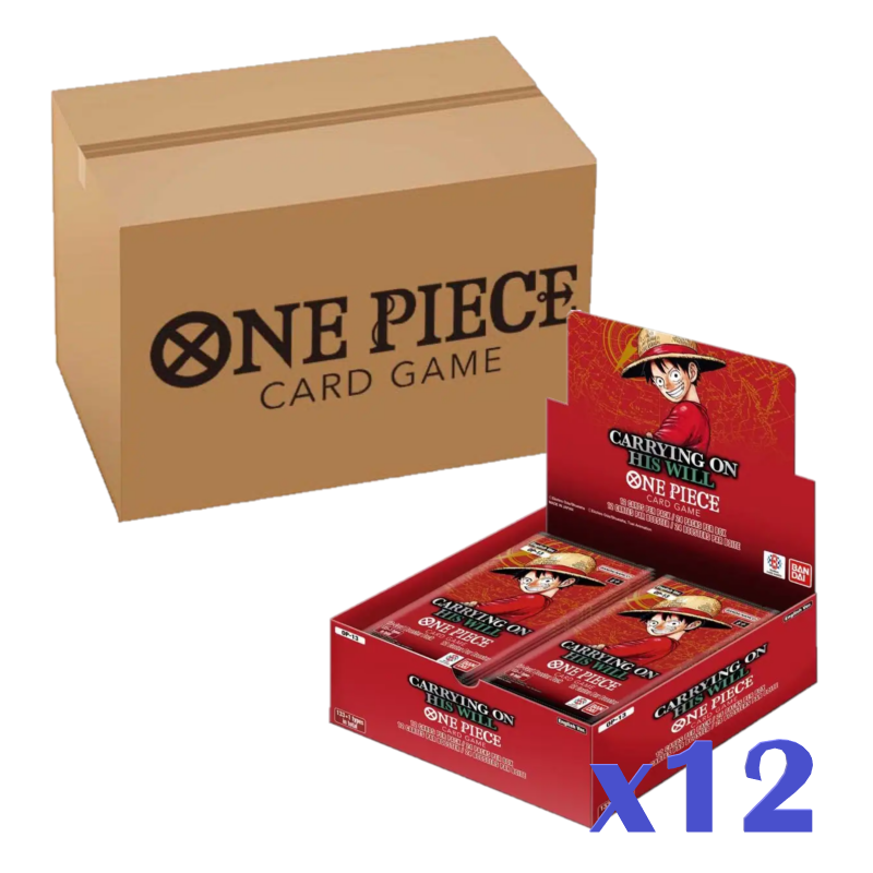 One Piece Card Game - Carrying on His Will Complete Case (OP13) (12 boosters boxes)