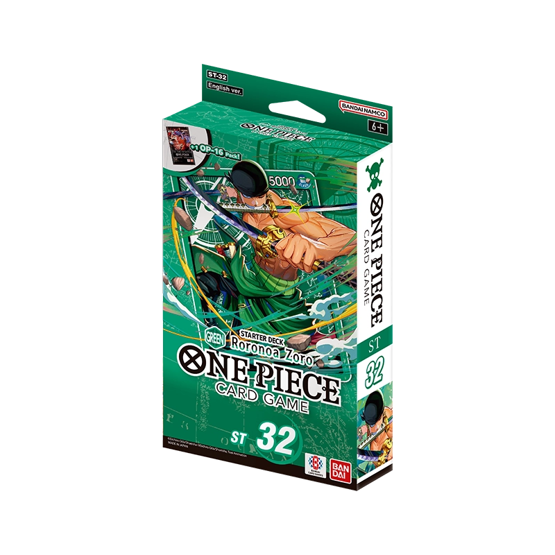 One Piece Card Game - Green Roronoa Zoro Starter Deck (ST32)
