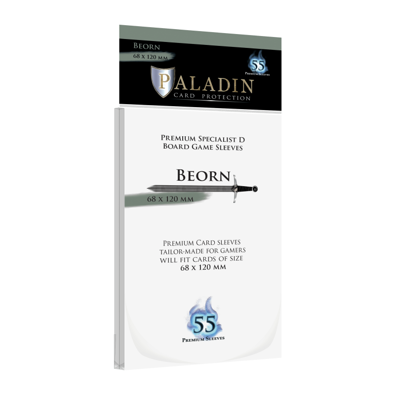 Paladin Sleeves - Beorn Premium Specialist D 68x120mm (55 Sleeves)
