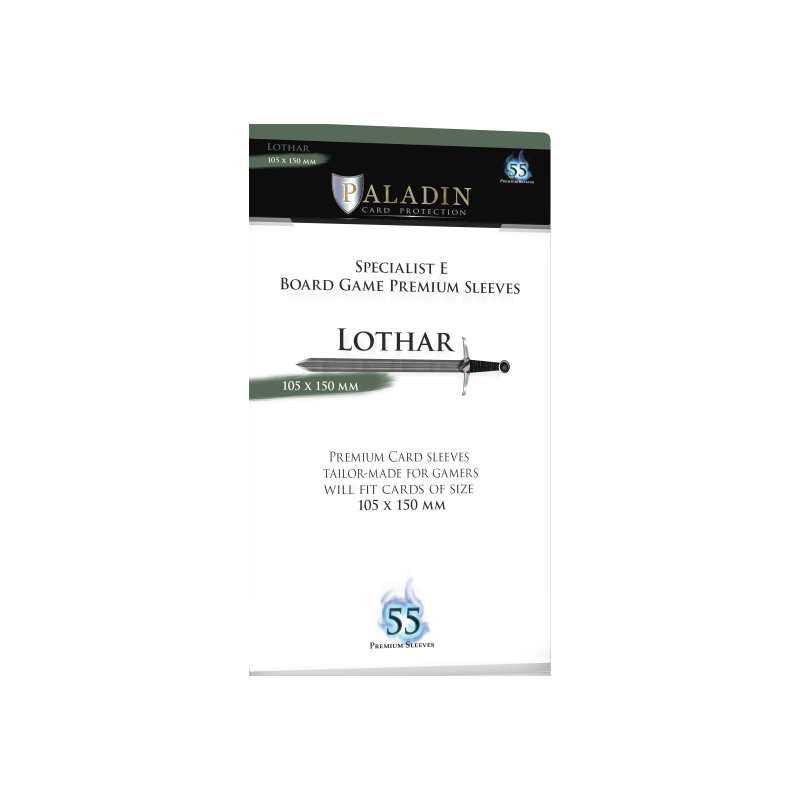 Paladin Sleeves - Lothar (105 × 150 mm) (55 Sleeves)