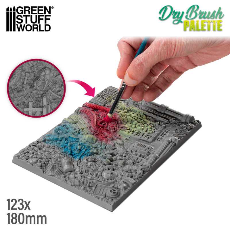 Paleta Pincel Seco - Green Stuff World