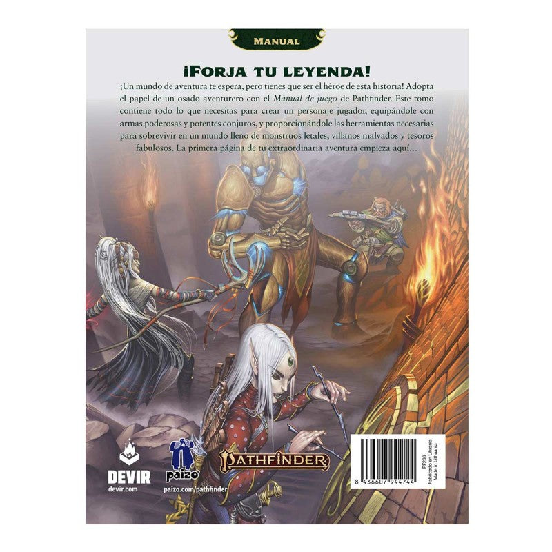 Pathfinder 2º ed. - Manual de juego (remaster)