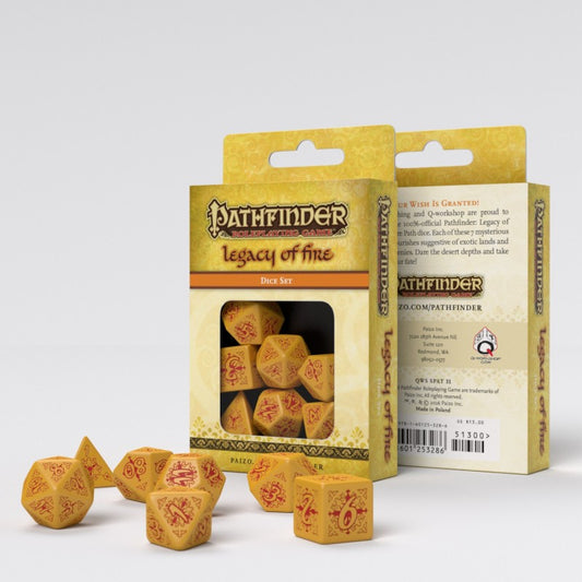 Pathfinder Legacy of Fire Dice Set
