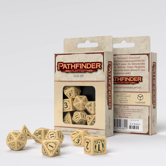 Pathfinder Playtest Dice set