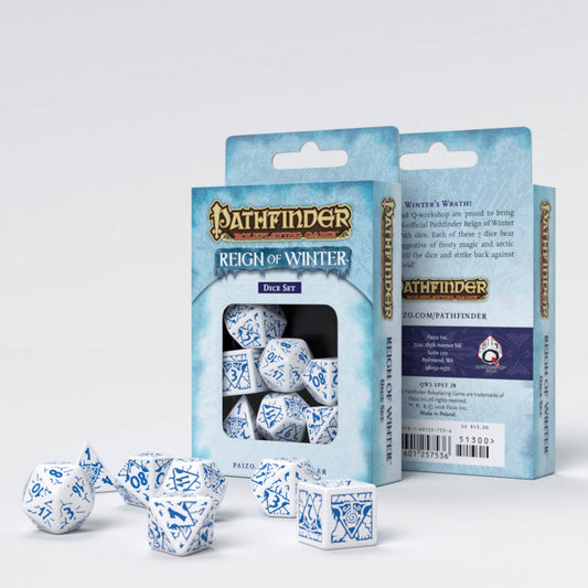 Pathfinder Reign of Winter Dice Set