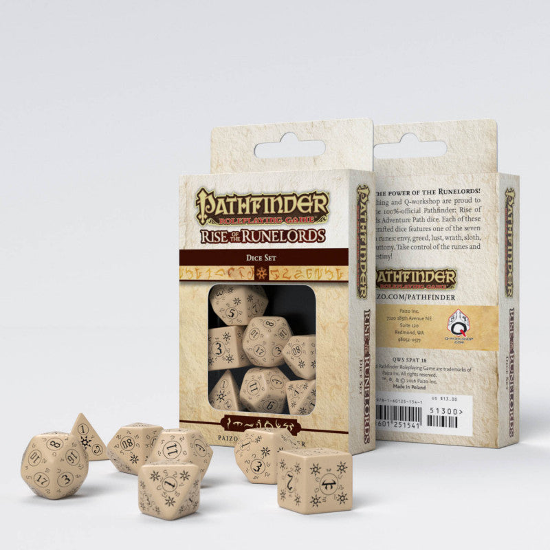 Pathfinder Rise of Runelords Dice Set