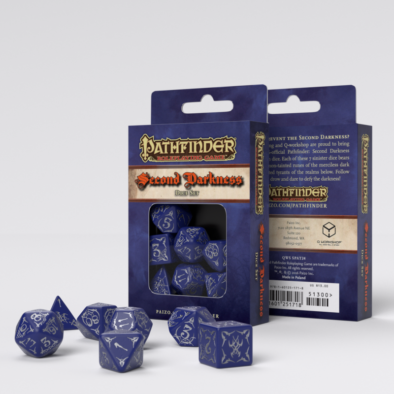Pathfinder Second Darkness Dice Set