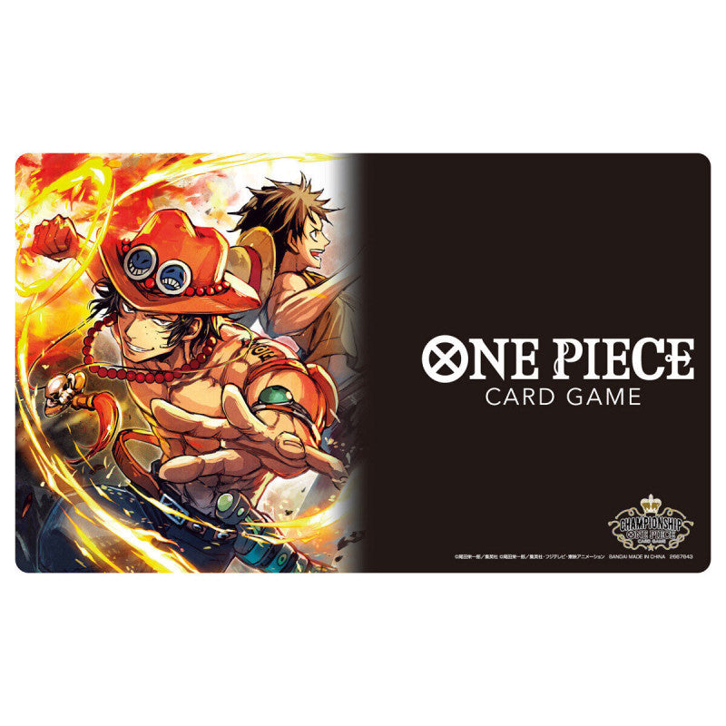 One Piece Card Game - Playmat and Storage Box Set - Portgas D. Ace