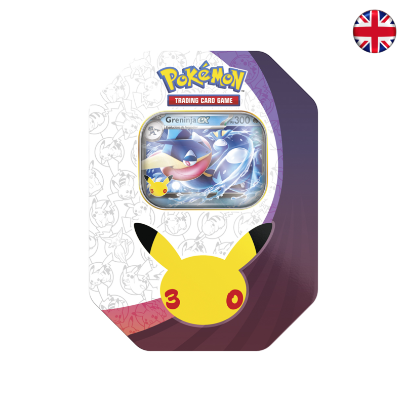 Pokémon TCG - 30th Celebration - Sylveon ex Tin / Greninja ex Tin (Inglés)