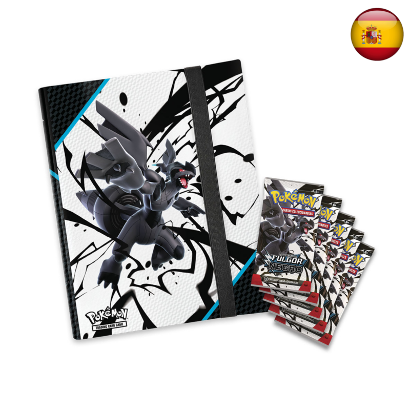 Pokémon TCG - Fulgor Negro colección con álbum (Español)