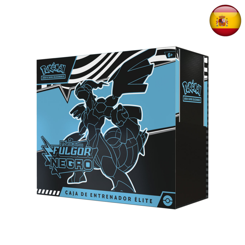 Pokémon TCG - Caja de entrenador Élite Fulgor Negro (Español)
