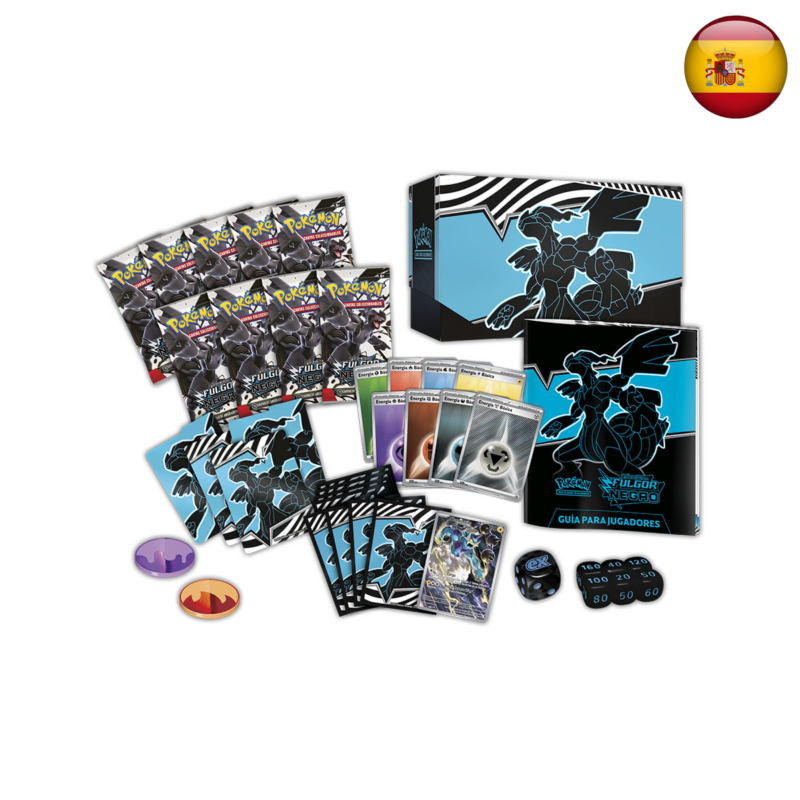 Pokémon TCG - Caja de entrenador Élite Fulgor Negro (Español)