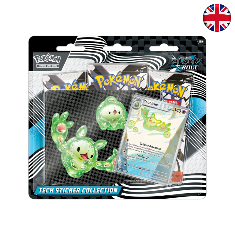 Pokémon TCG - Black Bolt Tech Stiker Collection (Inglés)