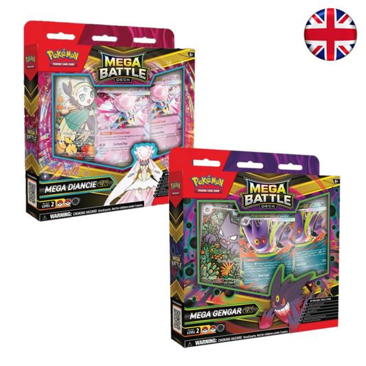 Pokémon TCG - Mega Battle Deck  Mega-Gengar ex / Mega-Diance ex (Inglés)