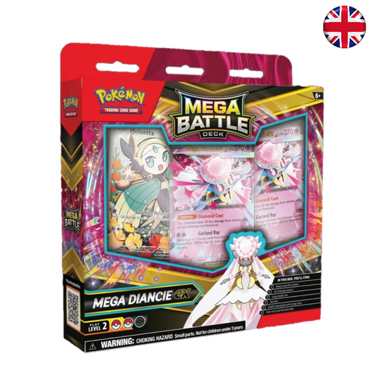 Pokémon TCG - Mega Battle Deck  Mega-Gengar ex / Mega-Diance ex (Inglés)