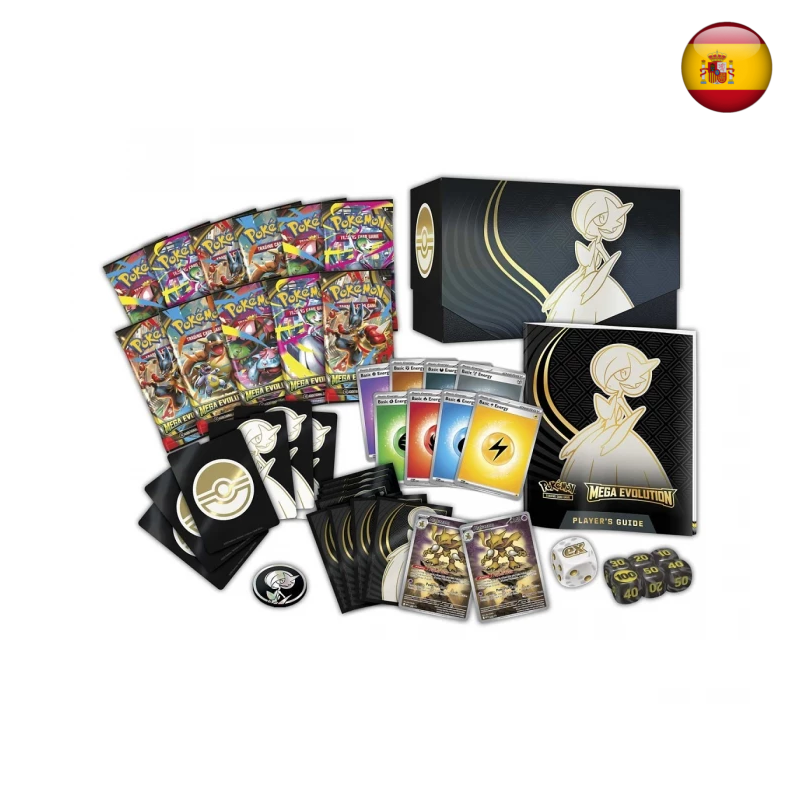 Pokémon TCG - Caja de entrenador Élite Megaevolución (Español)