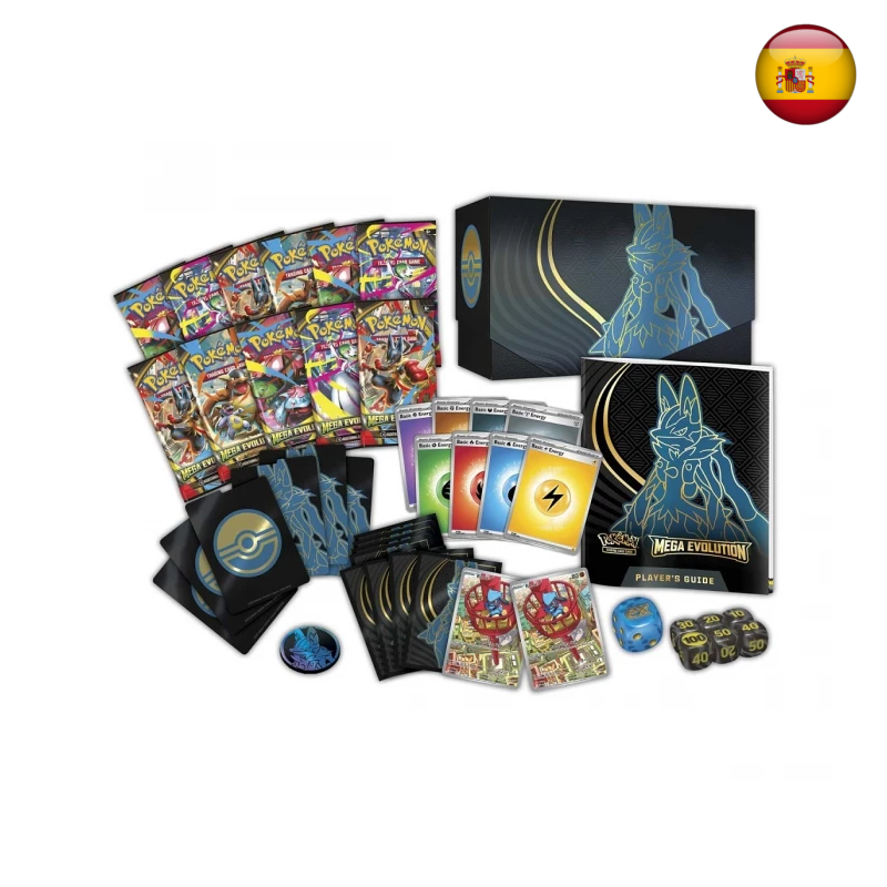 Pokémon TCG - Caja de entrenador Élite Megaevolución (Español)