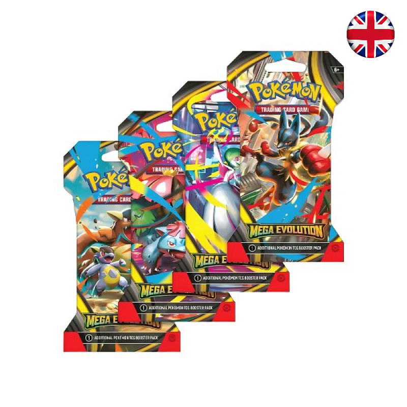 Pokémon TCG - Mega Evolution Sleeved Booster (Inglés)