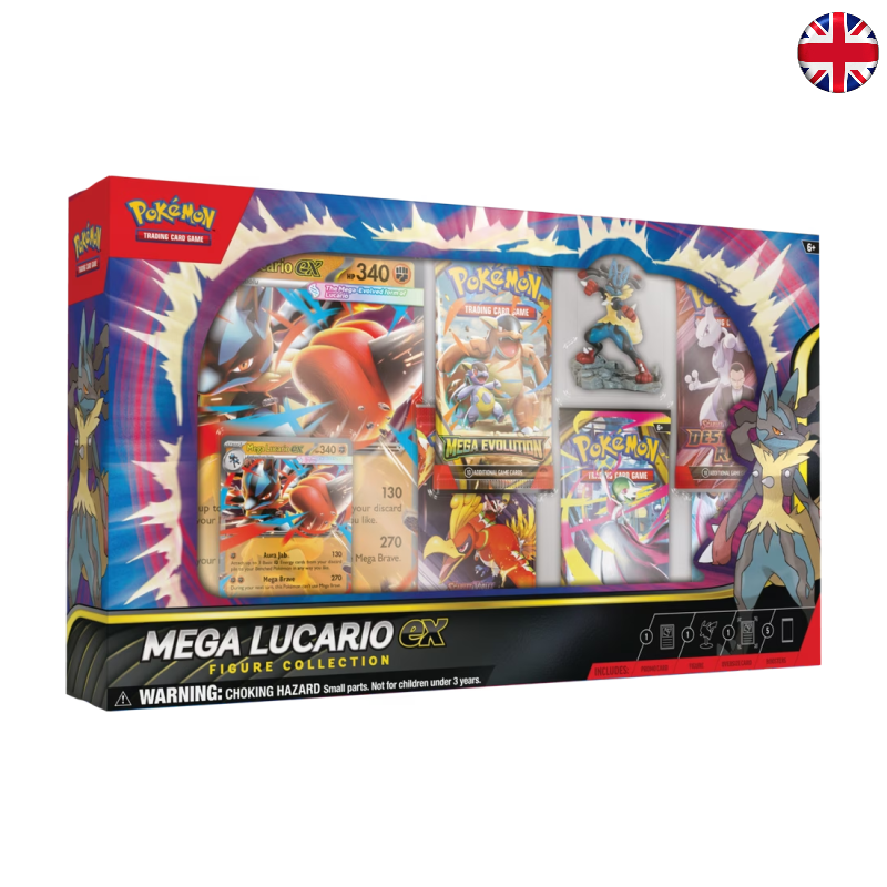 Pokémon TCG - Mega Lucario ex Figure Collection (Inglés)