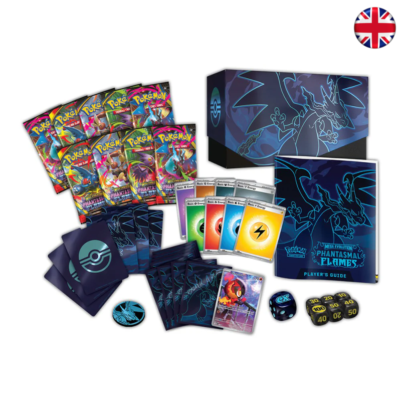 Pokémon TCG - Phantasmal Flames Elite Trainer Box (Inglés)