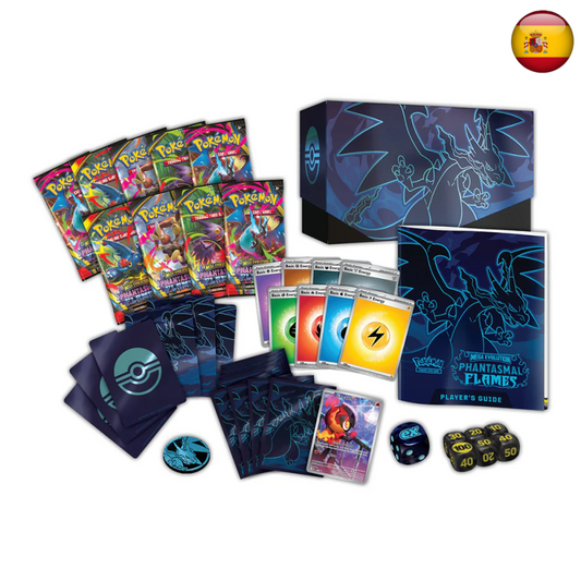 Pokémon TCG - Caja de entrenador Élite Fuegos Fantasmales (Español)