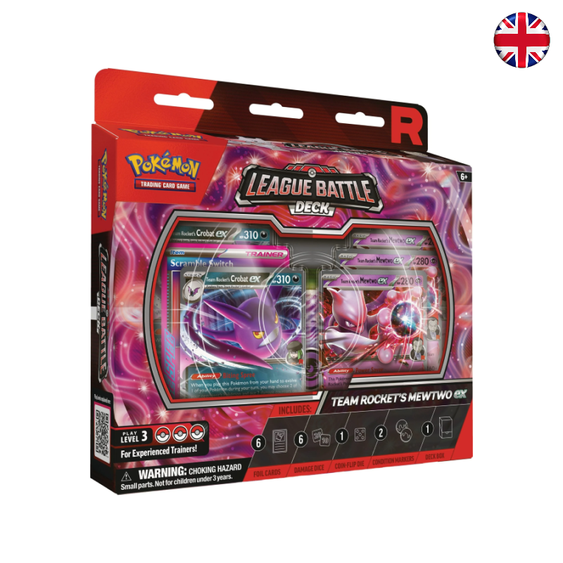 Pokémon TCG - Team Rocket’s Mewtwo ex League Battle Deck (Inglés)