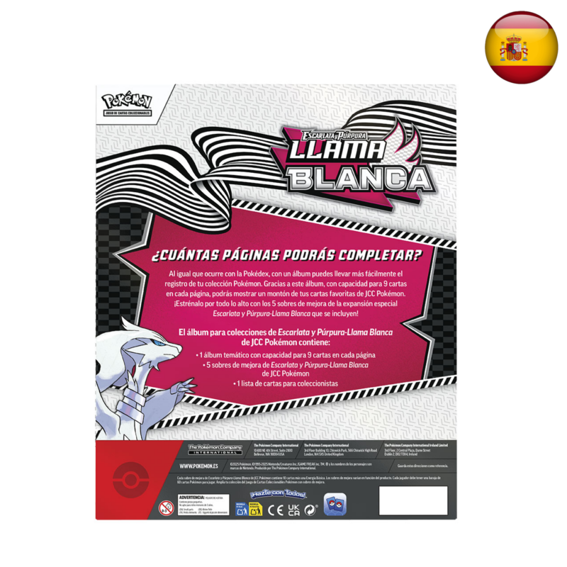 Pokémon TCG - Llama Blanca colección con álbum (Español)