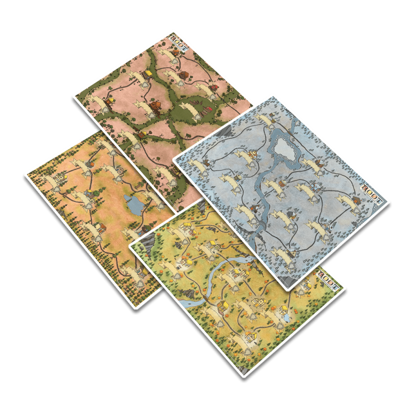 Root, el juego de rol - Pack de mapas del Bosque