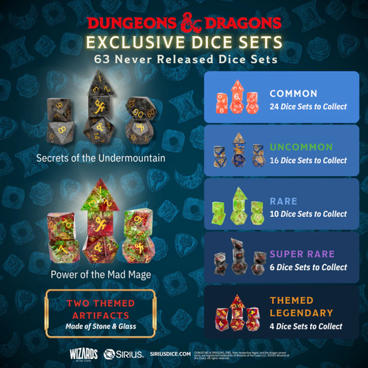 Sirius Dice - Dungeons & Dragons: Undermountain Treasure Packs