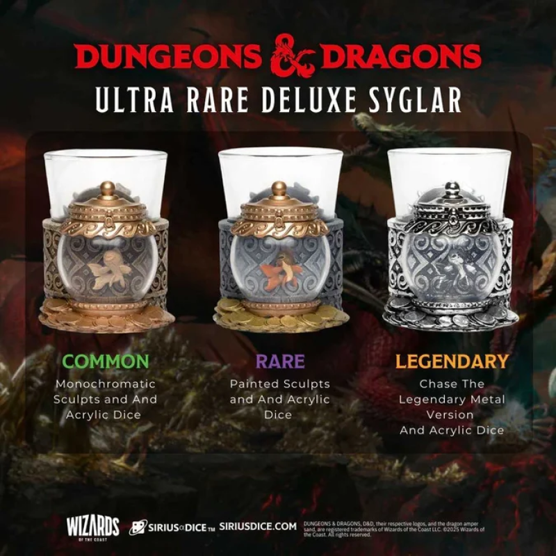 Sirius Dice - Dungeons & Dragons Mini Dice Cups Series 2